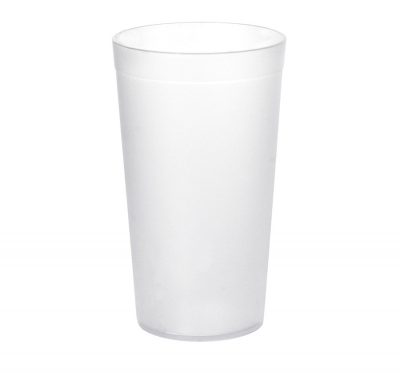 Polikarbonát pohár 240ml homokfúvott, 6 db-os csomag