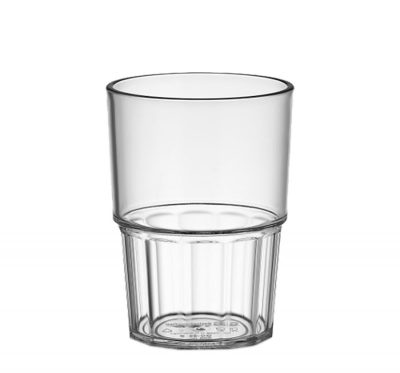 Polikarbonát pohár, 250 ml, sorolható, 6 db-os csomag