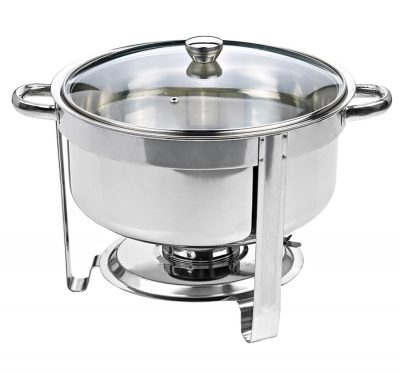Chafing kerek 7,5l égőpasztatartóval