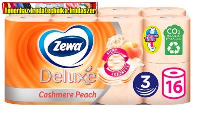 Eü. papír Zewa Deluxe Cashmere Peach 16 tekercses toalettpapír 3 rétegű