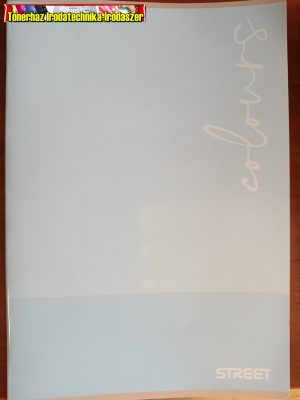 Füzet kockás STREET A/4 52 lapos diszlexia számolás segítő (81-32)(81-52)