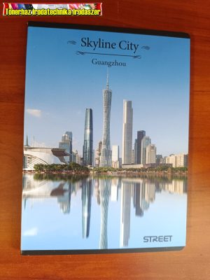 STREET Skyline City A5, 54 lapos vonalas füzet (21-54)(21-32) (margós) (A5)
