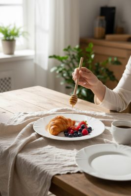 Cadix lapostányér 19,5 cm - 6 db-os csomag, opál üveg