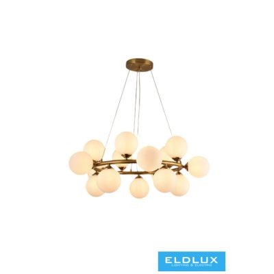 UNIVERSO Függeszték 15xG9 max.10w D760x180x1200mm IP20 Óarany