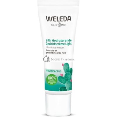 Weleda Bio Füge Kaktusz 24h Hidratáló Folyadék Természetes Arcápoló, 30ml