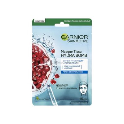 Garnier SkinActive Hydra Bomb Hidratáló Arcmask - Hidratálja és Dúsítja a Dehidratált Bőrt