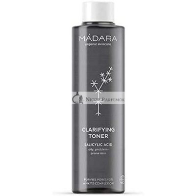 MÁDARA Organikus Bőrápoló Tisztító Toner 200ml - pH Egyensúlyozó Formula Olajszabályozó Kivonatokkal