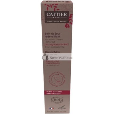 Cattier Organikus Redensifying Nappali Krém, 50ml