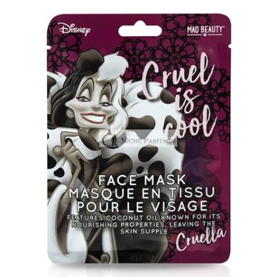 Mad Beauty Disney Cruella Arcpakolás a 101 kiskutya Moisturizáló és Frissítő Arcpakolás a Gyönyörű Bőrért