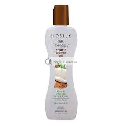 Biosilk Selyem Terápia Organikus Kókuszolaj Leave-In Kezelés, 167ml