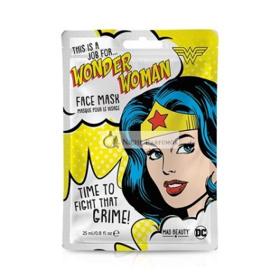 MAD Beauty DC Szuperhősök Wonder Woman Arcmaszk, 31g