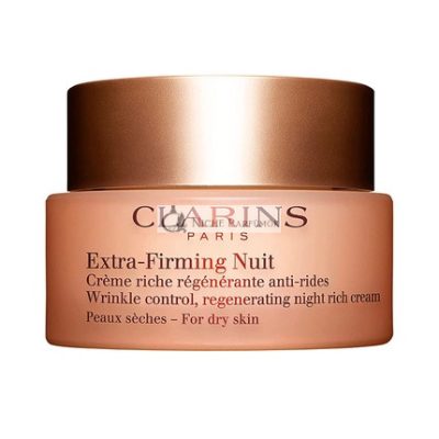 Clarins Extra-Firming Éjszakai Krém, Anti-Aging Hidratáló Száraz Bőrre, 48ml