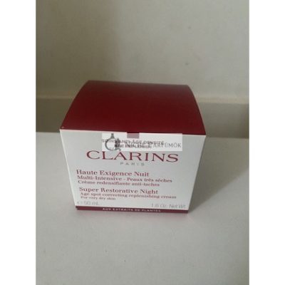 Clarins Szuper Regeneráló Éjszakai Krém 50ml Nagyon Száraz Bőrre