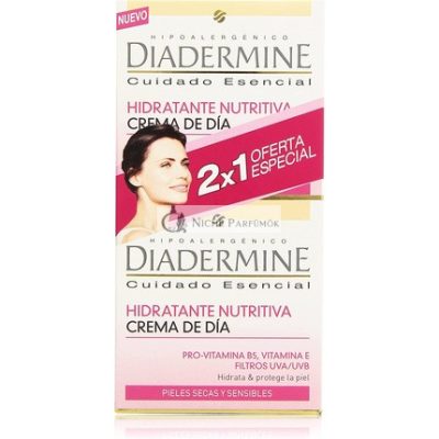 Biotherm Diadermine Hidratáló Nappali Krém Érzékeny Bőrre Unisex, 50ml, 2db