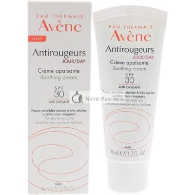 Avène Antirougeurs Nappali Krém SPF30 Pirosodásra Hajlamos Bőrre, 40ml