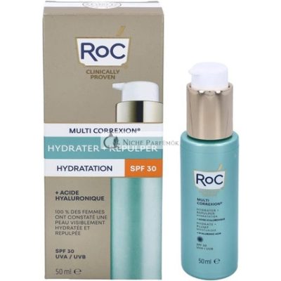 Roc Hydrate Plump Moisturizing Cream Hyaluronsavval Spf30, 50ml