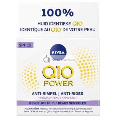 Nivea Q10 Power Érzékeny Nappali Krém SPF 15, 50ml