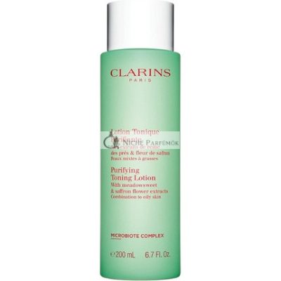 Clarins Tisztító Tonizáló Lotion Mezővirág és Sáfrány Virág Kivonattal, 200ml