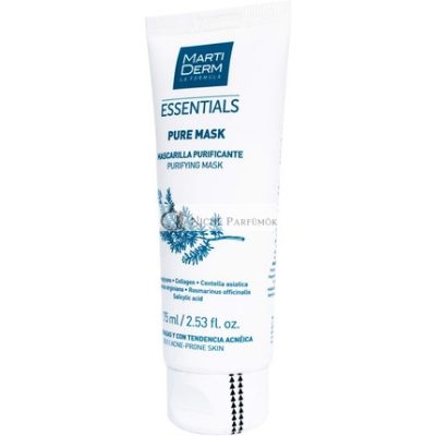 MARTIDERM PURE-MASK Púderes Arcmaszk Olaj & Pattanásra Hajlamos Bőr 75 Ml