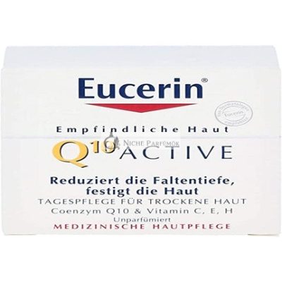 Eucerin Q10 Aktív Ránctalanító Nappali Krém Száraz Bőrre 50ml