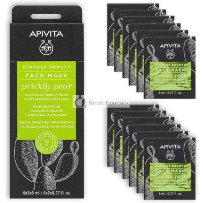 Apivita Kaktuszfüge Arcpakolás Hidratáló és Nyugtató, 8ml