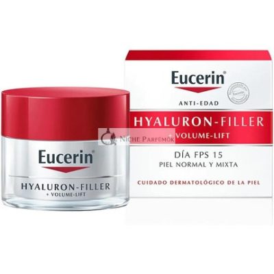Eucerin Hyaluron Filler + Volume Lift Nappali Krém Normál és Kombinált Bőrre, 50ml