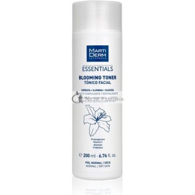 Martiderm Essentials Blooming Toner Normál és Száraz Bőrre, 200ml