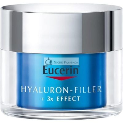 Eucerin Hyaluron-Filler Gélkrém Éjszakai Hidratáló Booster, 50ml - 3 db