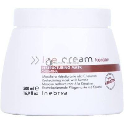INEBRYA Jégkrém Keratin Újrastrukturáló Maszk, 500ml