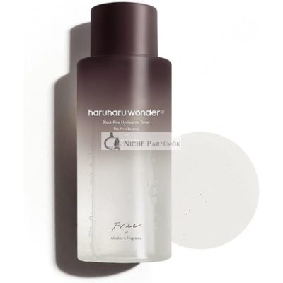 Haruharu Wonder Fekete Rizs Hyaluronsav Toner Érzékeny Bőrre, 300ml