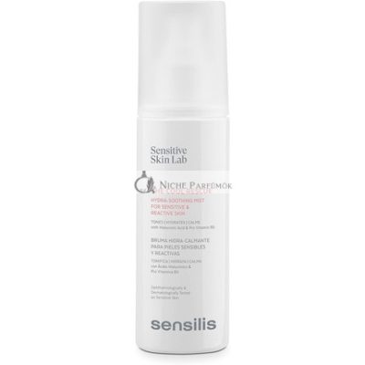 Sensilis The Cool Rescue Hidratáló és Frissítő Permetező Spray Érzékeny és Reaktív Bőrre, Hyaluronsavval és B5-vitaminnal, 200ml