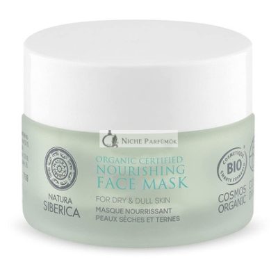 Natura Siberica Tápláló Arcpakolás Száraz és Fakó Bőrre, 50ml