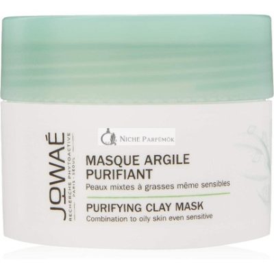 Jowaé Tisztító Agyagos Arcpakolás Antioxidáns Lumiphenolokkal és Szent Lótusszal Érzékeny és Vegyes Bőrre