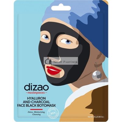 Botomask Hyaluronsav és Aktív Szén Arcpakolás Fekete 25g