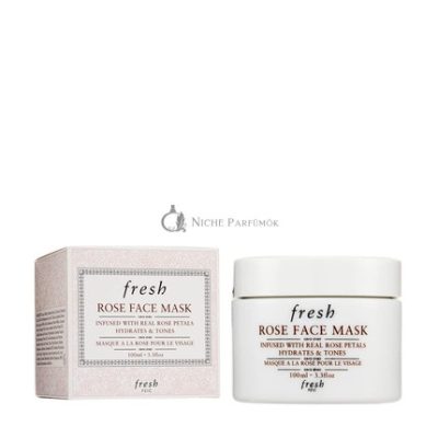 Friss Rózsás Hidratáló Kezelés Arcmaszk Rózsaszirommal, 100ml