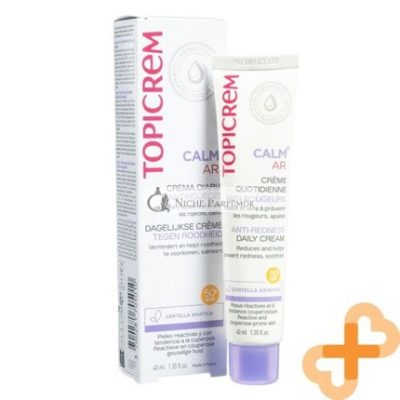 Topicrem Calm + AR Anti-Redness Napi Krém 40ml SPF50 + Nyugtató Couperose