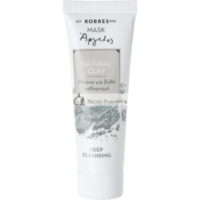KORRES Természetes Agyagos Mélytisztító Maszk - Vegán