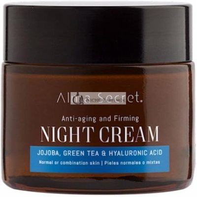 Alma Secret Multi-Night Anti-Aging Jojoba, Zöld Tea és Hialuronsav 50ml