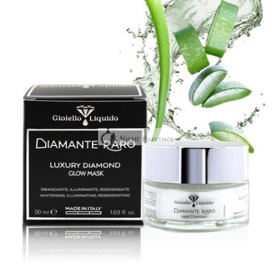 Luxury Diamond Glow Mask Ragyogó Gélmaszk Aloe Verával, 50ml