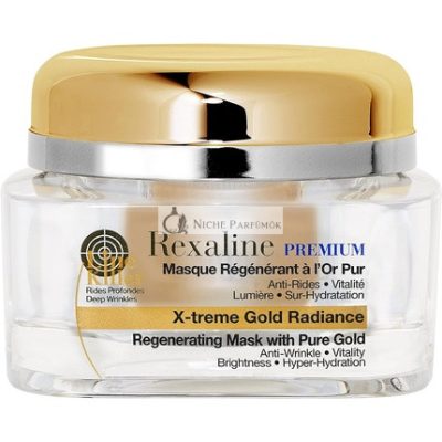 Rexaline X-treme Gold Radiance 24 Karátos Arany Maszk Hyaluronsavval, 50ml