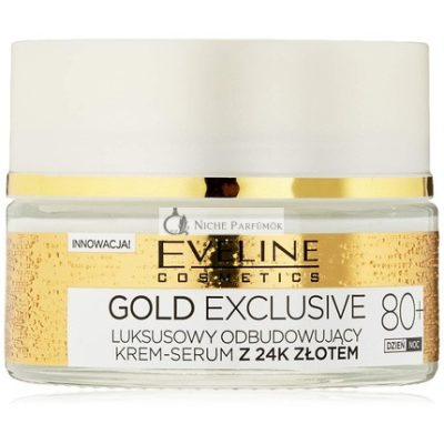 Eveline Cosmetics Gold Exclusive Luxus Nappali/Éjszakai Krém 80+, 50ml