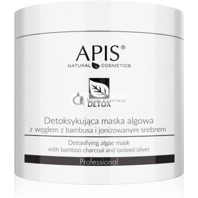 APIS Detoxifikáló Algamaszk Bambusz Aktív Szénnel és Ionizált Ezüsttel, 200g
