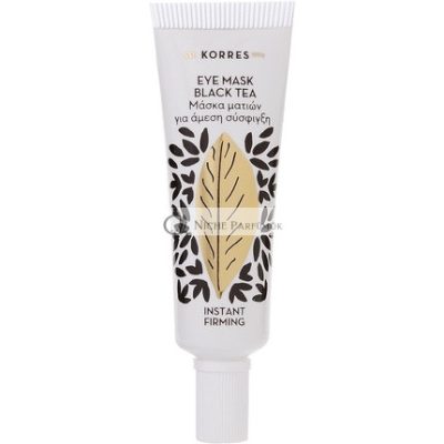 KORRES Természetes Fekete Tea Tömörítő Szemmaszk, 6ml