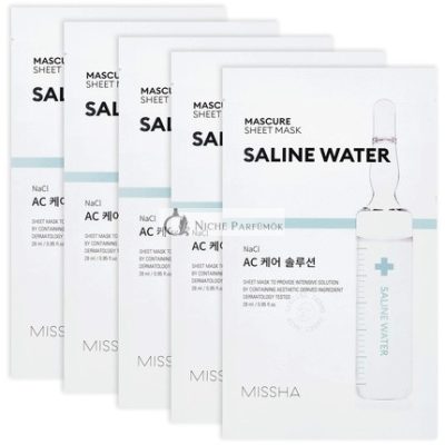 MISSHA Mascure AC Care Solution Arcmaszk Sós Víz Érzékeny Bőrre 1db