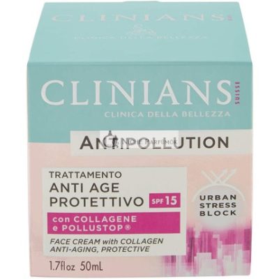 Clinians Anti-Pollution Krém Életkor Védelmével 50ml