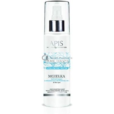 APIS Home Terapis Oxigén Hidratáló Spray Máz 2 az 1-ben Hyaluronsavval, Aloe Kivonattal és Ásványokkal, 150ml