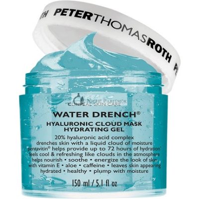 Peter Thomas Roth Water Drench Hyaluronic Cloud Mask Hidratáló Gél, Fehér