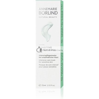 Annemarie Borlind Érzékeny Krémmaszk Intenzív Ápoló Maszk Érzékeny Bőrre, 75ml
