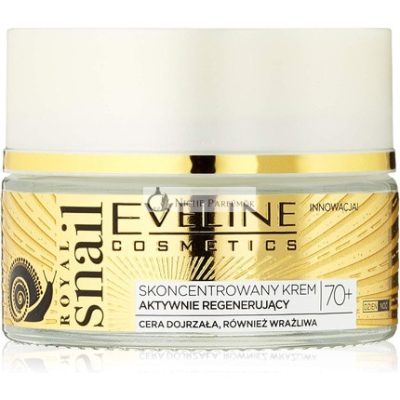 Eveline Cosmetics Royal Snail Aktiváló Regeneráló Nappali/Éjszakai Krém 70+, 50ml