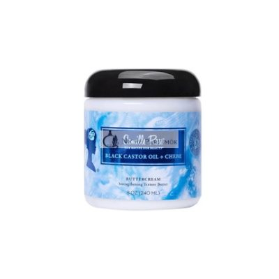 Camille Rose Fekete Ricinus Olaj és Chebe Vajkrém Erősítő és Stílusformázó Krém Vastag Textúrájú Hajra, 227 g